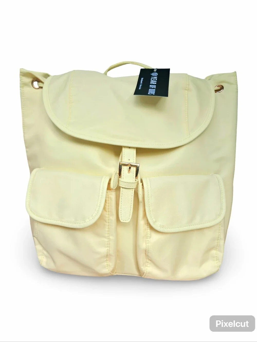 NWT Year of Ours x FabFitFun Nylon Backpack Baby Yellow